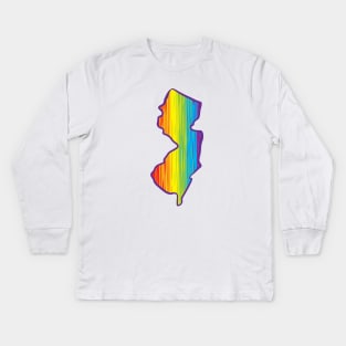 New Jersey Pride Kids Long Sleeve T-Shirt